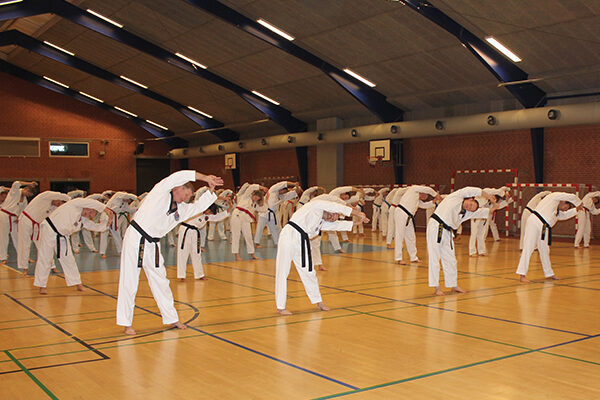 Hwa Rang taekwondo opvarmning